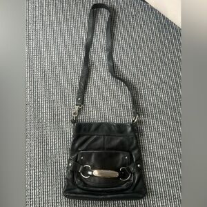 Leather, crossbody bag